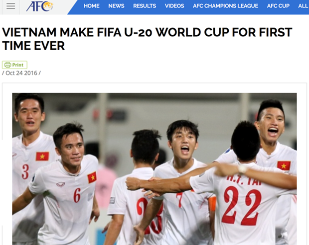 Felicitations au Vietnam pour sa qualification en Coupe du monde U-20 de la FIFA hinh anh 2