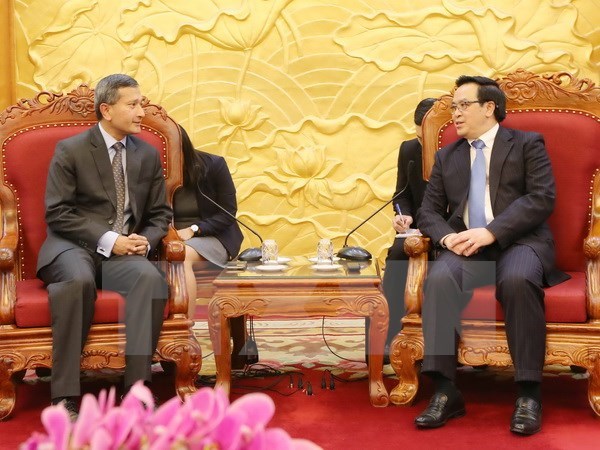 Vietnam et Singapour promeuvent leur partenariat strategique hinh anh 1