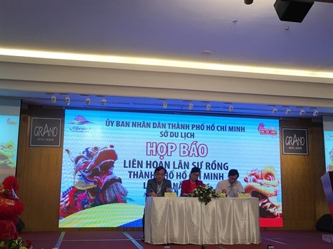 Premiere : Festival du licorne, du lion et du dragon a Ho Chi Minh-Ville hinh anh 1