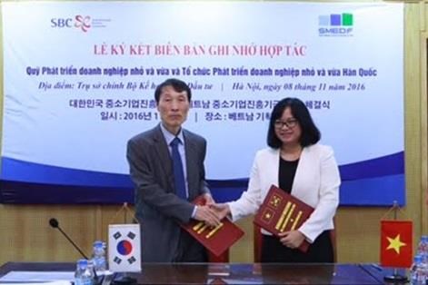 Vietnam et R. de Coree se serrent la main pour le developpement des PME hinh anh 1