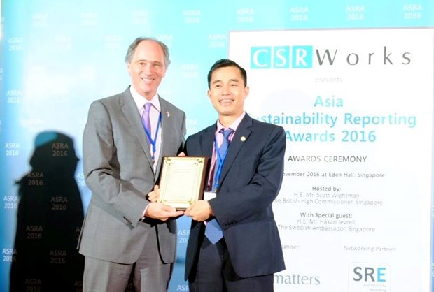 Le groupe Bao Viet remporte le Prix du meilleur Rapport developpement durable de l’Asie hinh anh 1