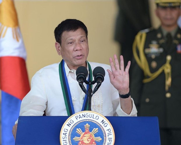 Le president philippin s’entretient au telephone avec le president americain elu hinh anh 1
