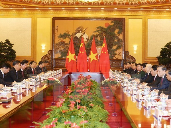 Promouvoir des relations Vietnam-Chine de plus en plus saines, actives et solides hinh anh 1