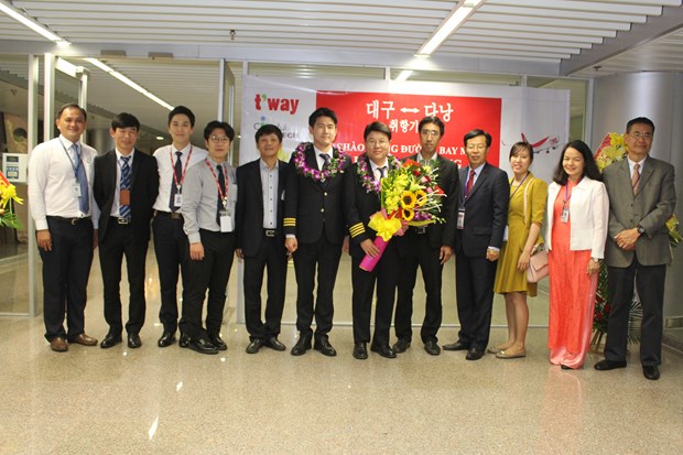 La compagnie aerienne sud-coreenne T’way Air ouvre une ligne Da Nang-Daegu hinh anh 1