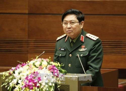 Le ministre vietnamien de la Defense accueille le nouvel ambassadeur americain hinh anh 1