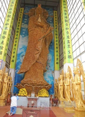 Une statue de la deesse Quan Yin au Vietnam reconnue par World Records Union hinh anh 1
