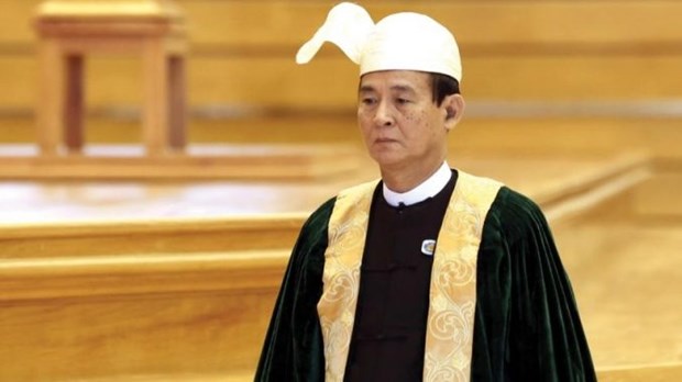 Le nouveau president du Myanmar promet d’accelerer le developpement national hinh anh 1