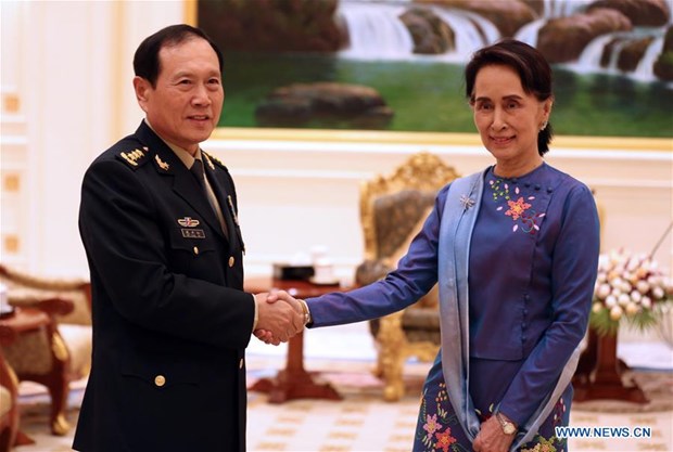 Chine et Myanmar discutent des relations bilaterales hinh anh 1