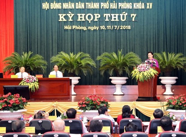 La 7e session du XVeme mandat du Conseil populaire de Hai Phong hinh anh 1