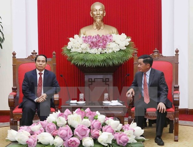 Vietnam-Laos : Renforcement de la cooperation entre les deux commissions du controle hinh anh 1