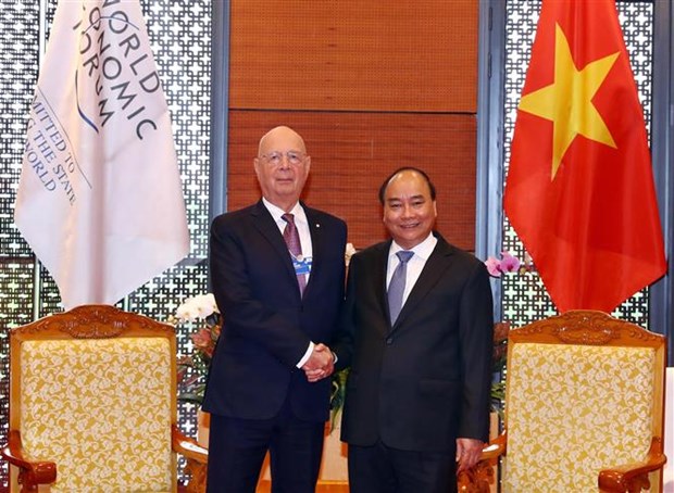 Le Premier ministre demande au WEF de soutenir les initiatives du Vietnam hinh anh 1