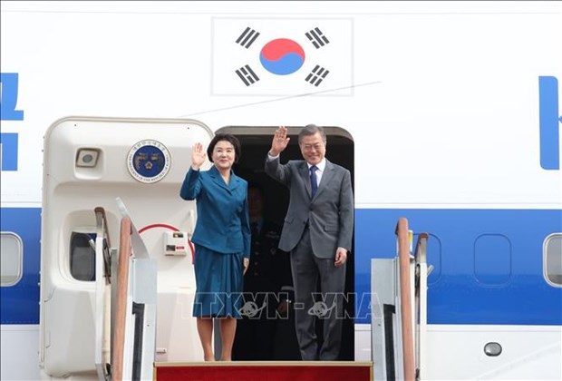 Le president sud-coreen acheve sa tournee dans trois pays de l’Asie du Sud-Est hinh anh 1