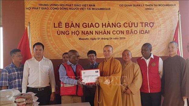 L’Eglise bouddhique du Vietnam soutient les Mozambicains touches par le cyclone Idai hinh anh 1