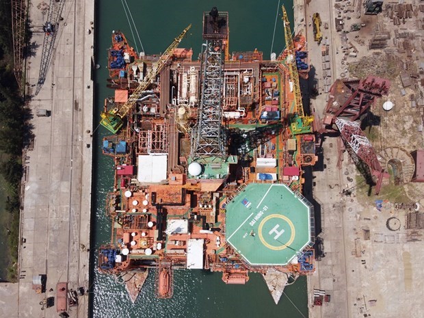 La compagnie d'industrie navale de Dung Quat redouble d’efforts pour surmonter les difficultes hinh anh 1