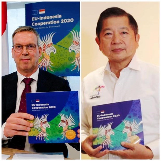 L’UE et l’Indonesie reaffirment leur engagement en faveur de la croissance verte hinh anh 1