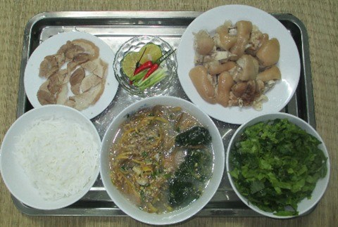 Le bun bung hoa chuoi, un plat populaire de Thai Binh hinh anh 3