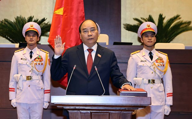 Le nouveau president vietnamien prete serment hinh anh 1