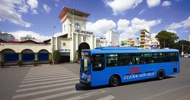 Ho Chi Minh-Ville developpe des bus utilisant des sources d'energie propres hinh anh 1