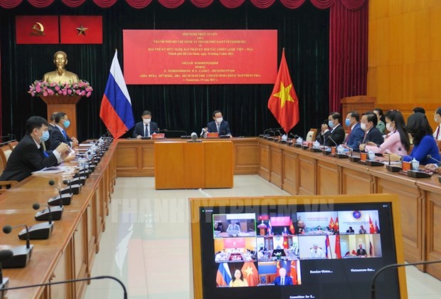 Ho Chi Minh-Ville et Saint-Petersbourg promeuvent leur cooperation hinh anh 1