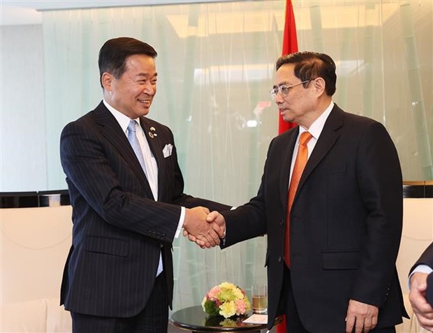 Le Premier ministre Pham Minh Chinh dialogue avec les principaux investisseurs japonais hinh anh 4