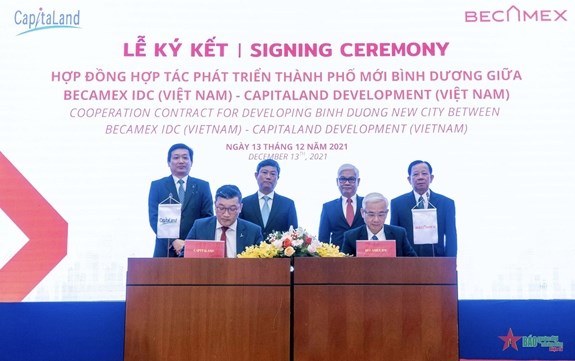 Becamex IDC coopere avec CapitaLand pour developper la nouvelle ville de Binh Duong hinh anh 1