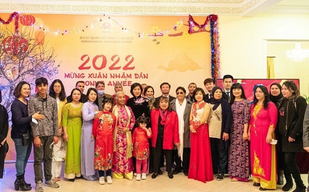 Des Vietnamiens en Tanzanie et au Maroc fetent le Nouvel An lunaire du Tigre 2022 hinh anh 2
