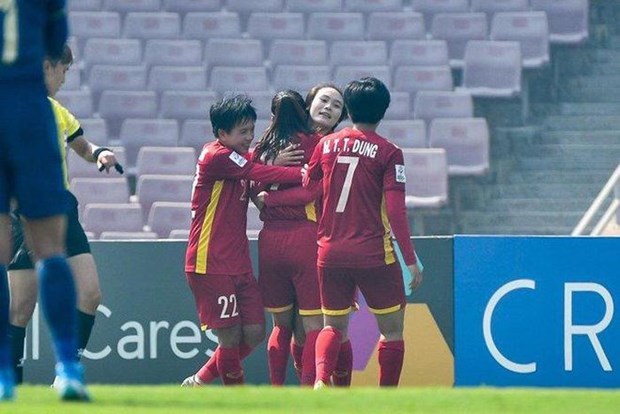 Play-offs pour le Mondial feminin 2023 : le Vietnam bat la Thailande 2-0 ​ hinh anh 1