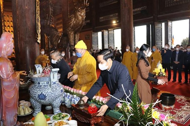 Ninh Binh : ouverture de la fete de la pagode Bai Dinh 2022 hinh anh 1