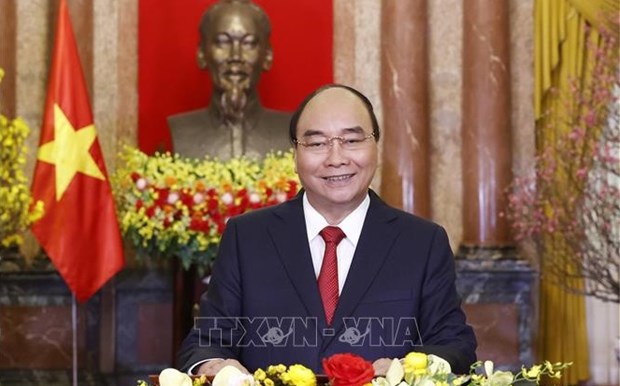 La visite du president Nguyen Xuan Phuc a Singapour reaffirme l'etroite cooperation bilaterale hinh anh 1