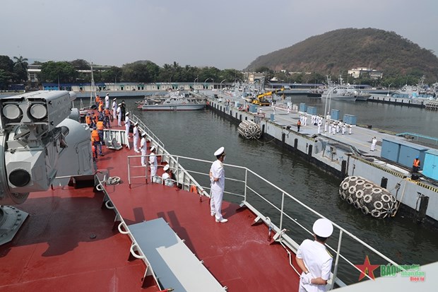 La fregate vietnamienne rejoint l'exercice naval multilateral MILAN 2022 en Inde hinh anh 1