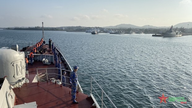 La fregate Quang Trung termine avec succes sa mission de rejoindre l'exercice MILAN 2022 hinh anh 1