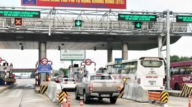 Des peages sans barriere mis en place sur l’autoroute Hanoi-Hai Phong hinh anh 1
