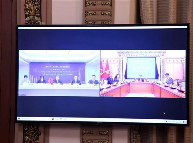 Ho Chi Minh-Ville et Shanghai (Chine) renforcent la cooperation entre leurs organes elus hinh anh 2