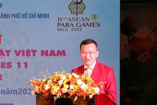 ASEAN Para Games 11 : ceremonie de depart de la delegation nationale hinh anh 2
