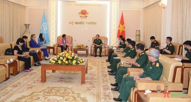 Le Vietnam et l’ONU renforcent leur cooperation dans le deminage et le maintien de la paix hinh anh 1