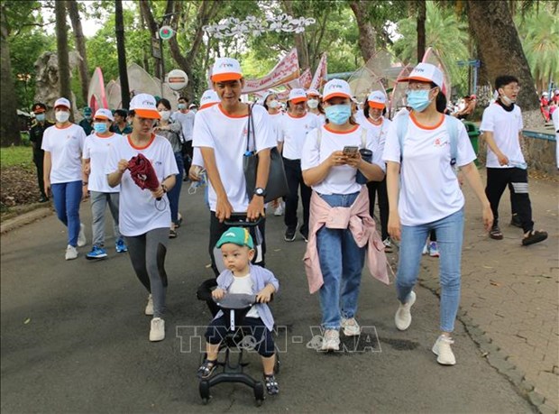 Marche pour les victimes de l’agent orange/dioxine a Ho Chi Minh-Ville hinh anh 2