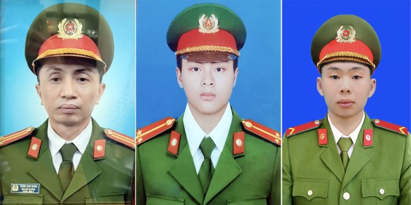 Trois pompiers decedes en service a Hanoi promus a un grade superieur a titre posthume hinh anh 1