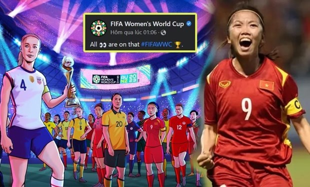 La Vietnamienne Huynh Nhu presente dans le poster de la Coupe du monde feminine 2023 hinh anh 1