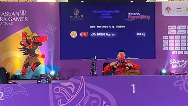 ASEAN Para Games 2022: la delegation vietnamienne est provisoirement classee 3eme hinh anh 2