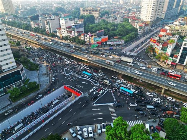 Hanoi construit des tunnels pour resoudre les embouteillages hinh anh 1