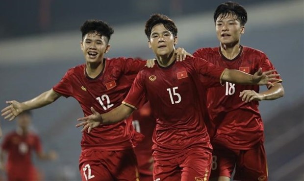 Football U17 d’Asie 2023 : le Vietnam bat 4-0 Taipei (Chine) aux eliminatoires hinh anh 1