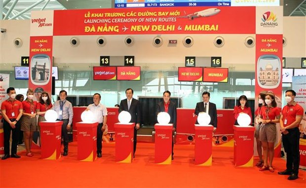 Vietjet Air lance de nouvelles lignes reliant Da Nang a Mumbai et a New Delhi hinh anh 1