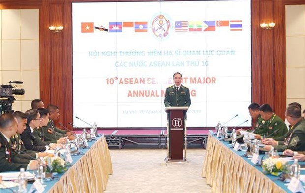 La 10e reunion annuelle des sergents-majors de l'ASEAN a Hanoi hinh anh 2