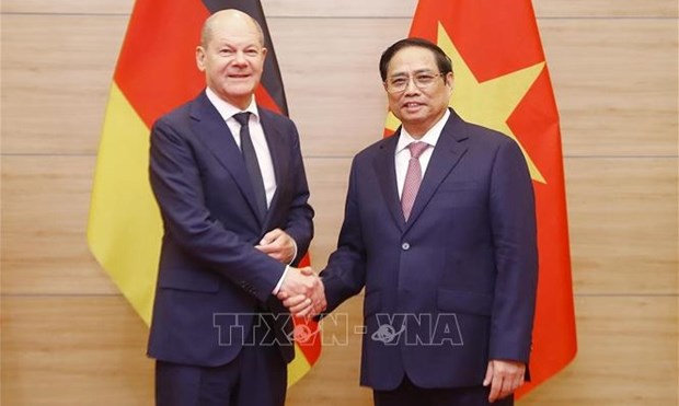 La visite au Vietnam d’Olaf Scholz relayee par la presse allemande hinh anh 1