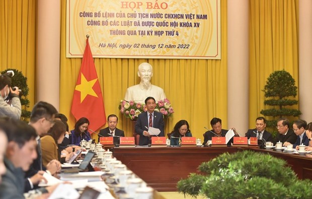 Decret du president du Vietnam sur six lois hinh anh 1