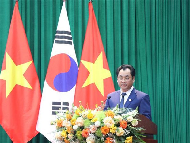 La vice-presidente au trentenaire des liens diplomatiques Vietnam-Republique de Coree hinh anh 2