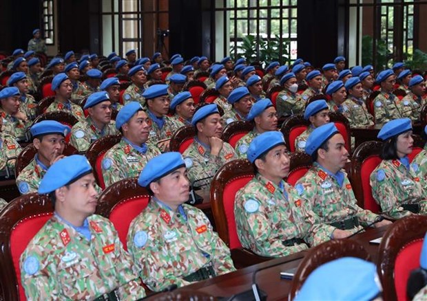 Programme en ligne lie aux forces vietnamiennes de maintien de la paix a l'occasion du Tet hinh anh 2