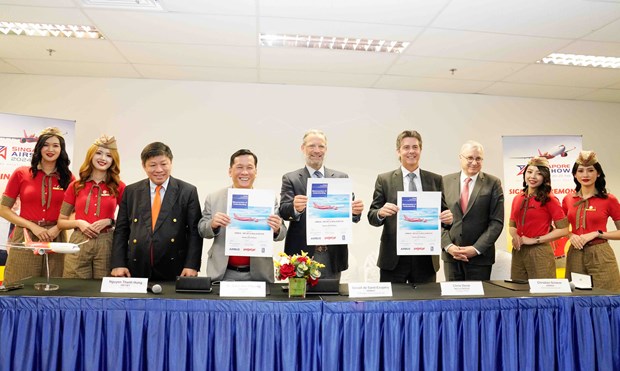 Salon aeronautique de Singapour 2024 : Accord de principe entre Airbus et Vietjet pour l'achat de vingt gros-porteurs hinh anh 1