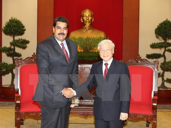 Des dirigeants recoivent le president venezuelien hinh anh 1
