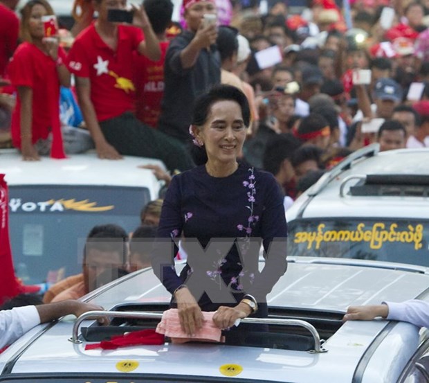 Myanmar: Le parti d’Aung San Suu Kyi remporte la majorite absolue hinh anh 1